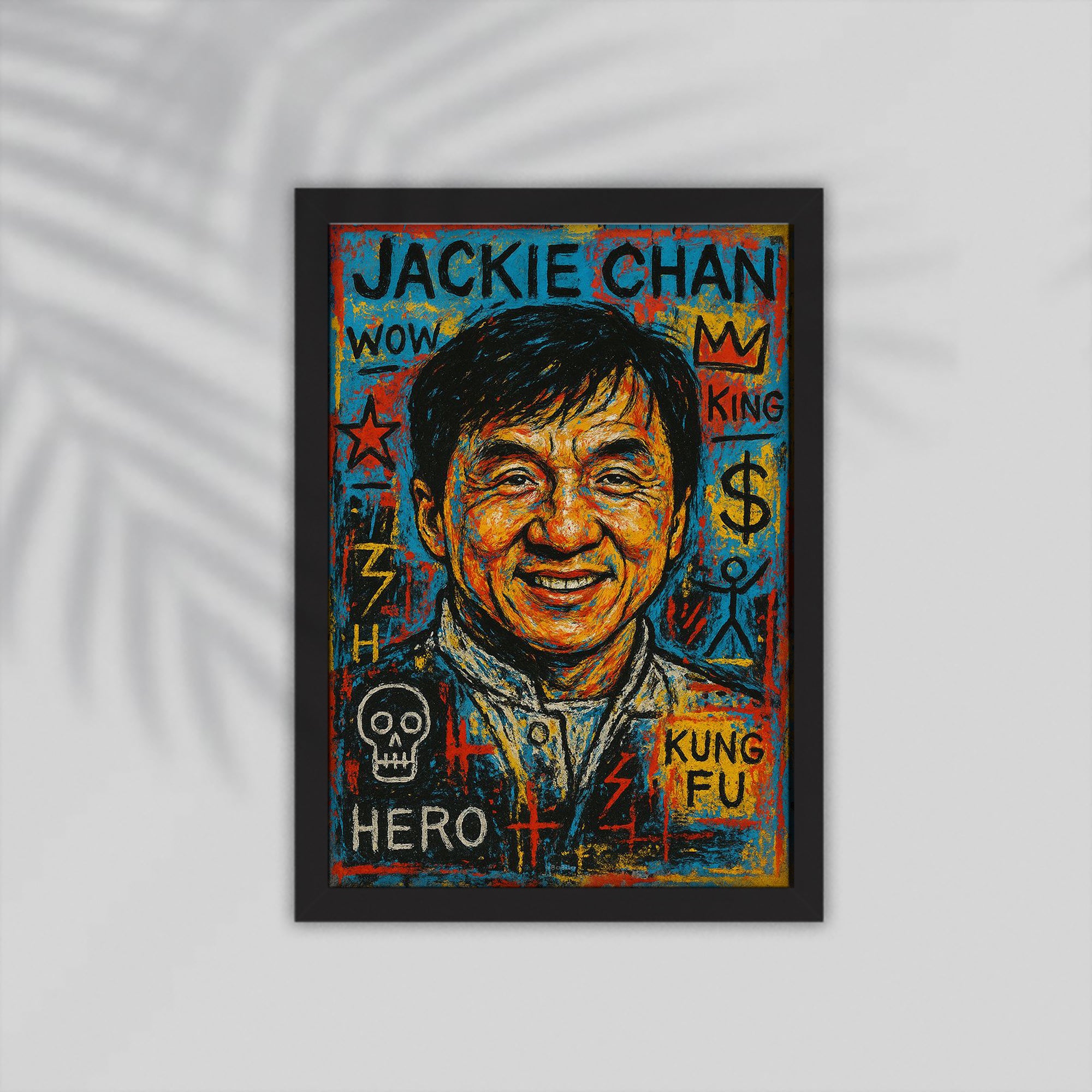 Jakychan Comic Framed Poster