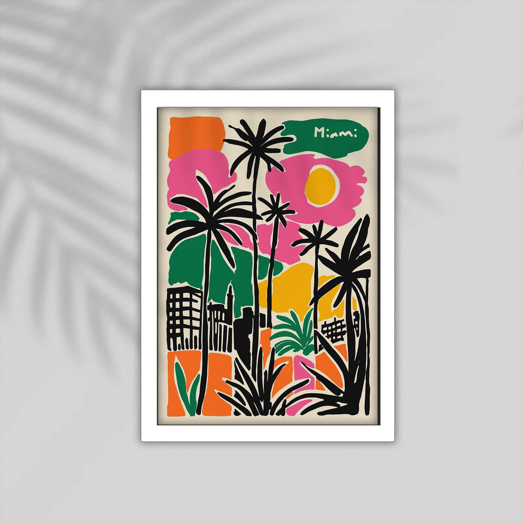 Flower Art Framed Poster