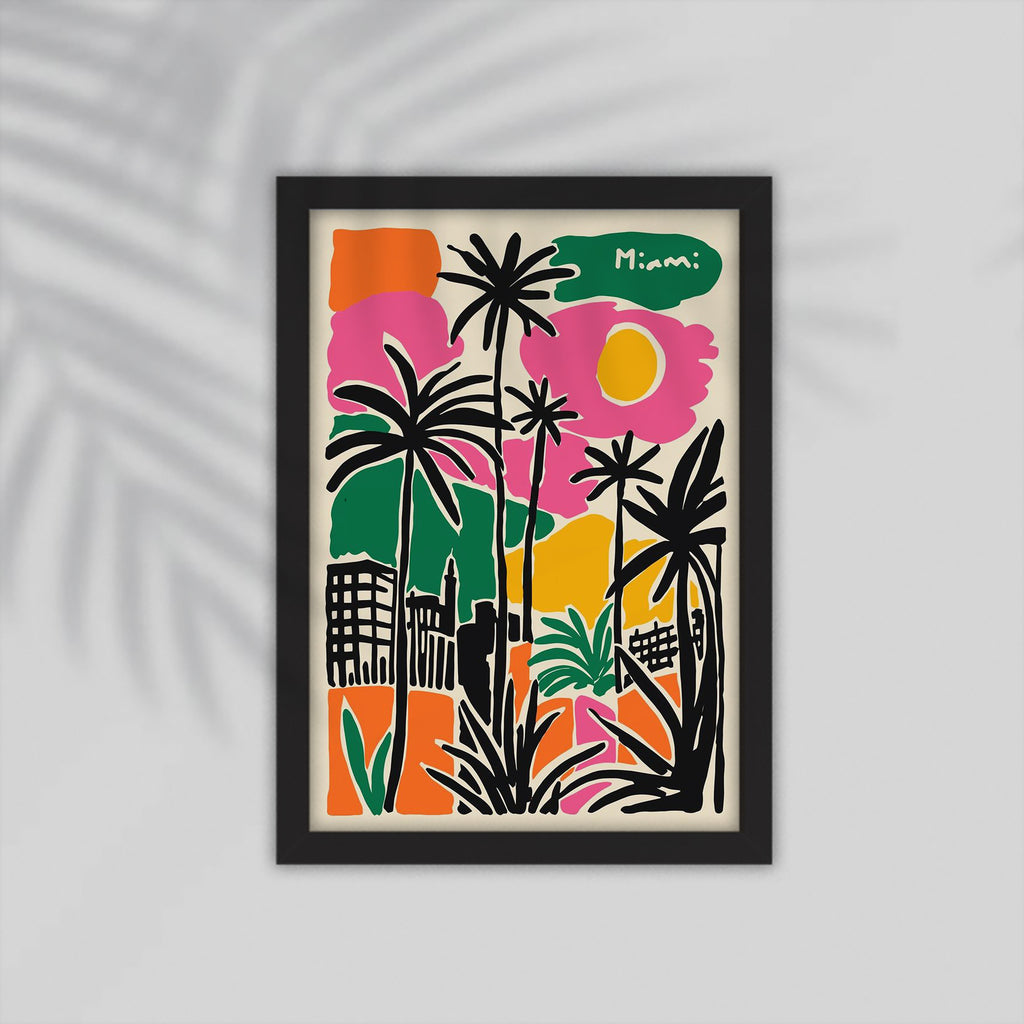 Flower Art Framed Poster