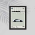 996 Turbo Car Framed Poster