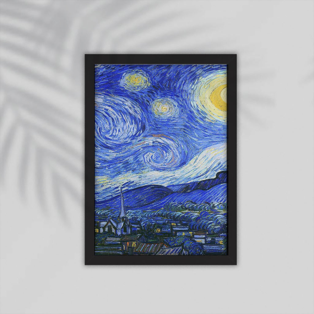 Starry Night Art Framed Poster