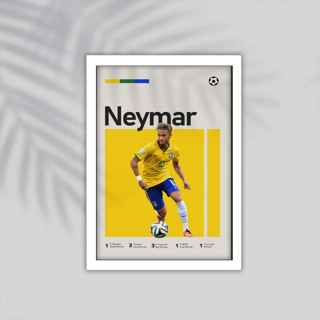 Nymar Football Framed Poster