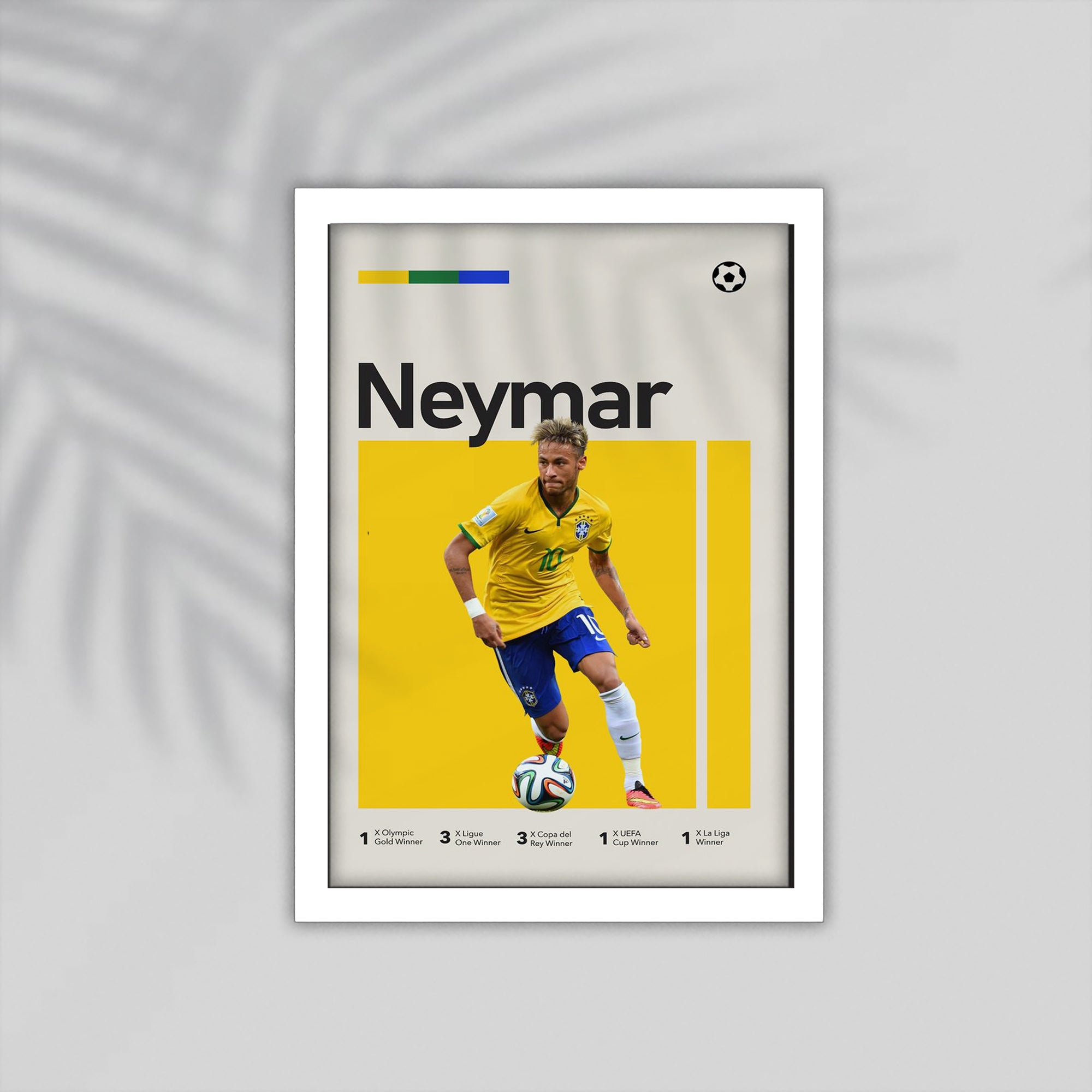 Nymar Football Framed Poster