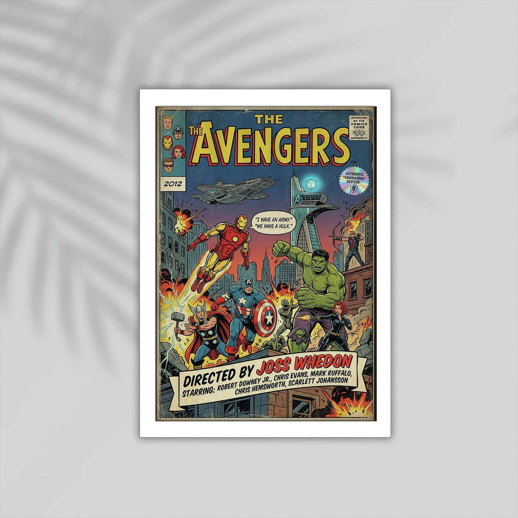Avengers Comic Framed Poster