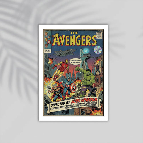 Avengers Comic Framed Poster