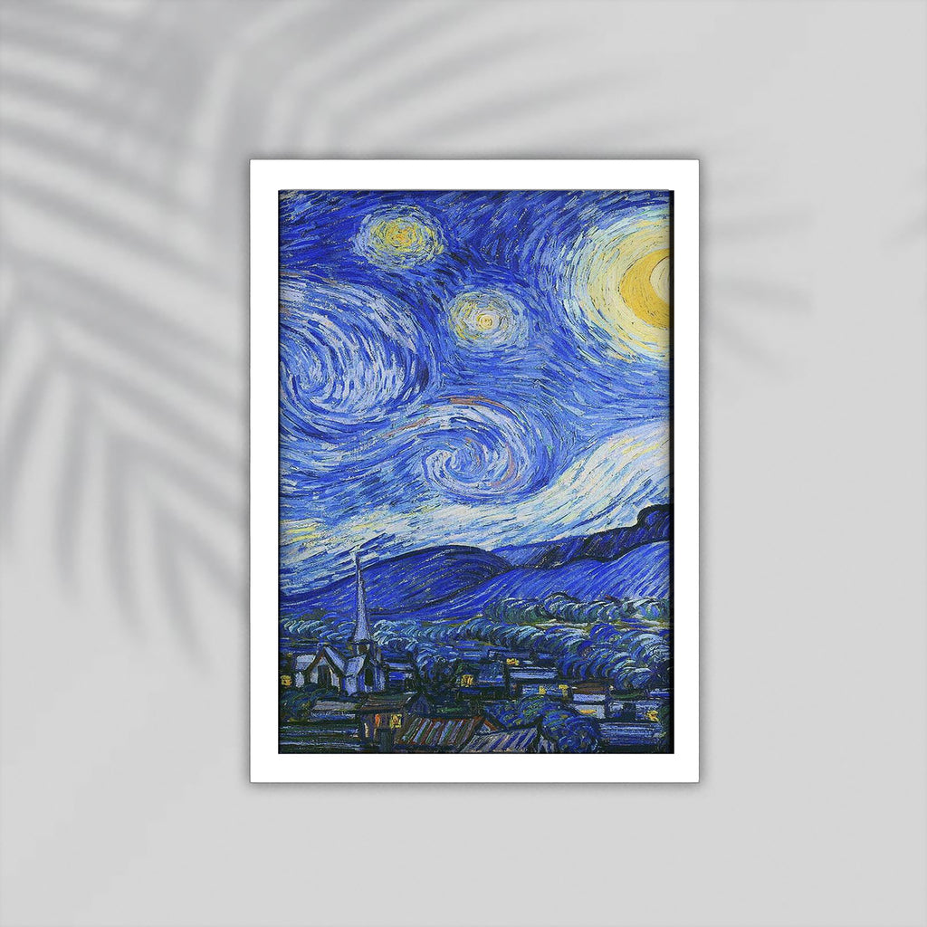 Starry Night Art Framed Poster