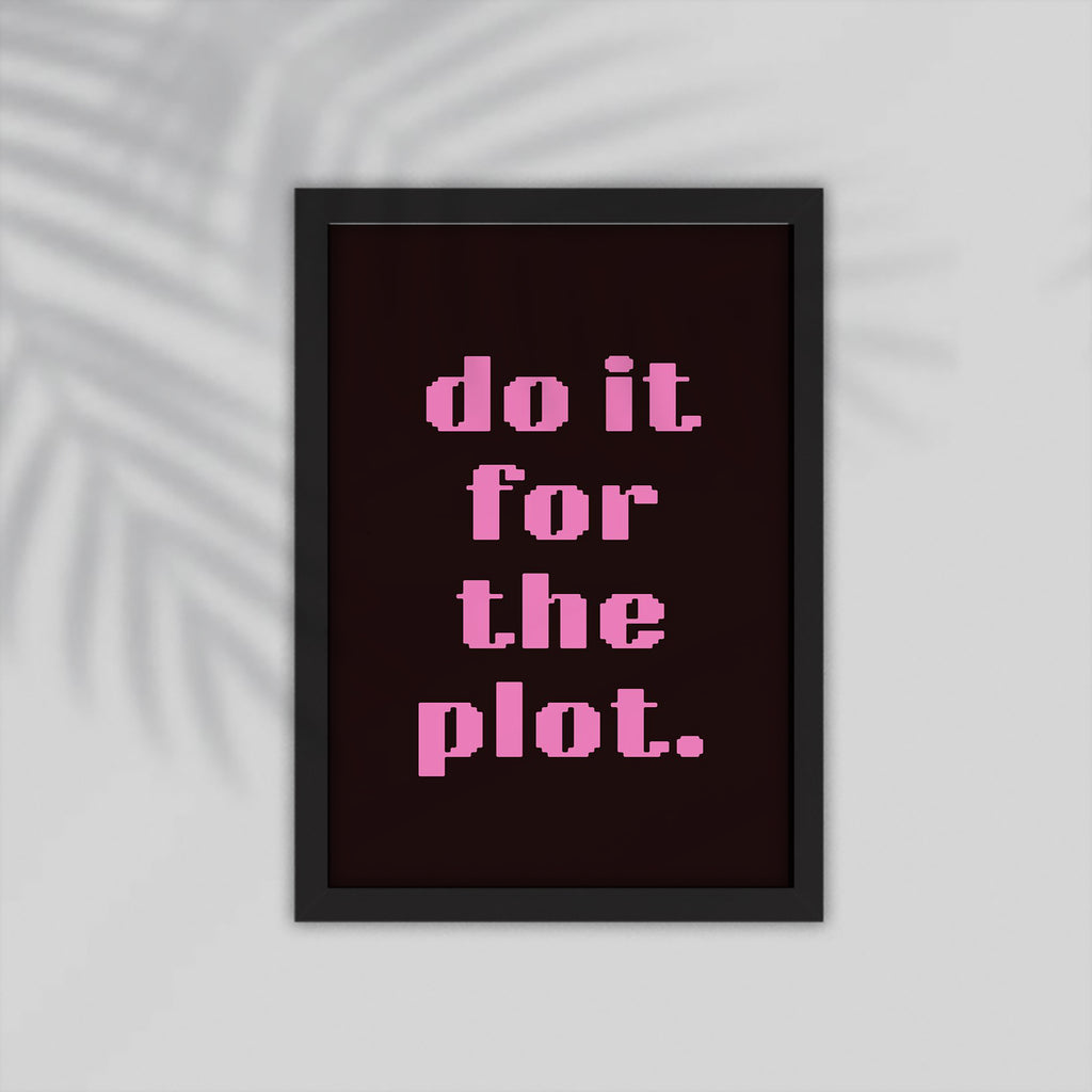Do It English Framed Poster
