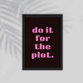 Do It English Framed Poster