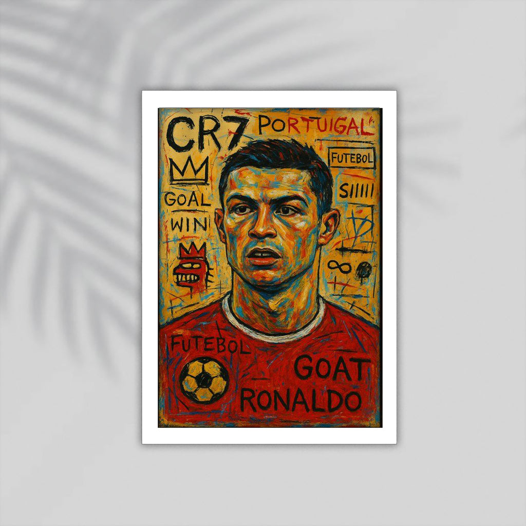 Ronaldo Football Framed Poster