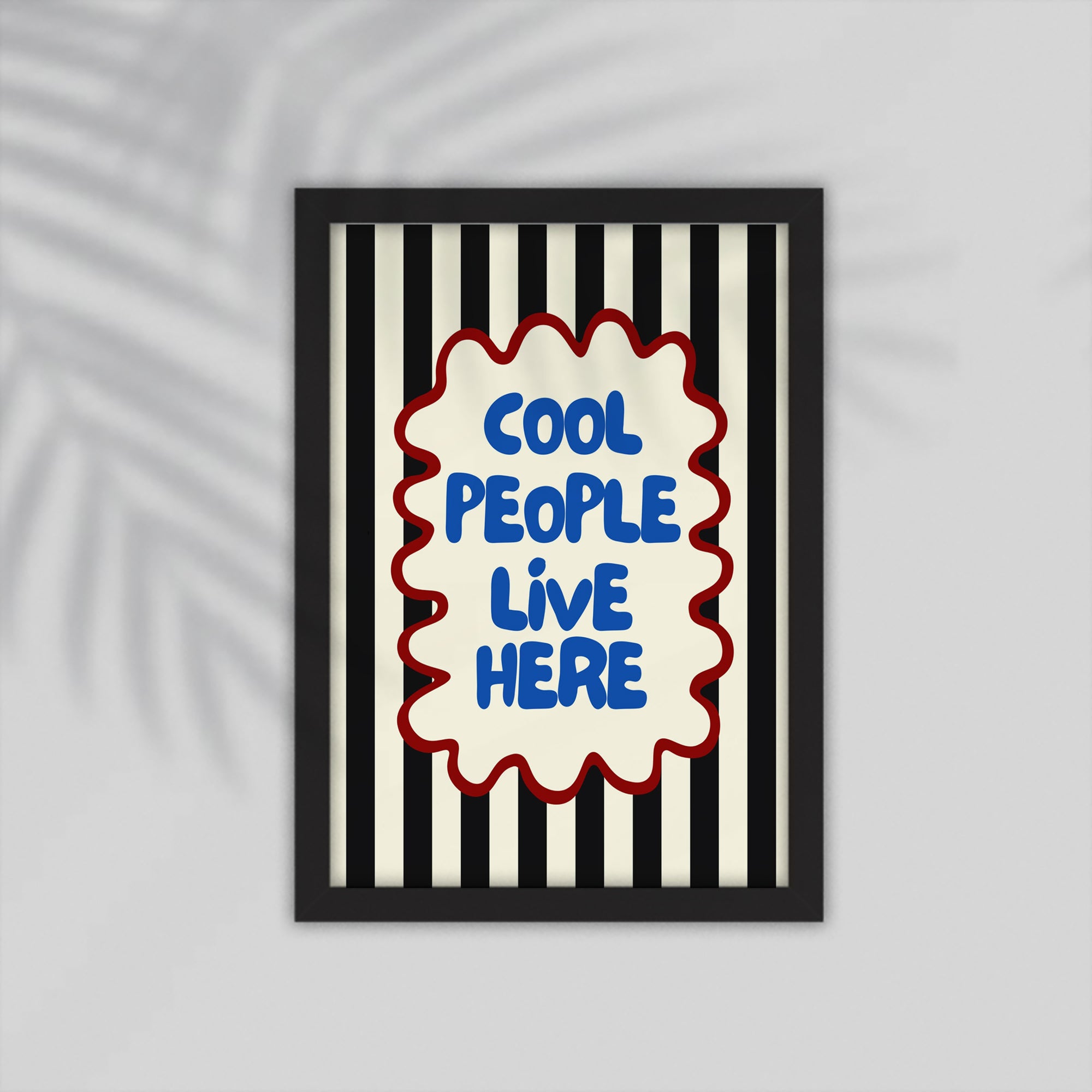 Cool English Framed Poster