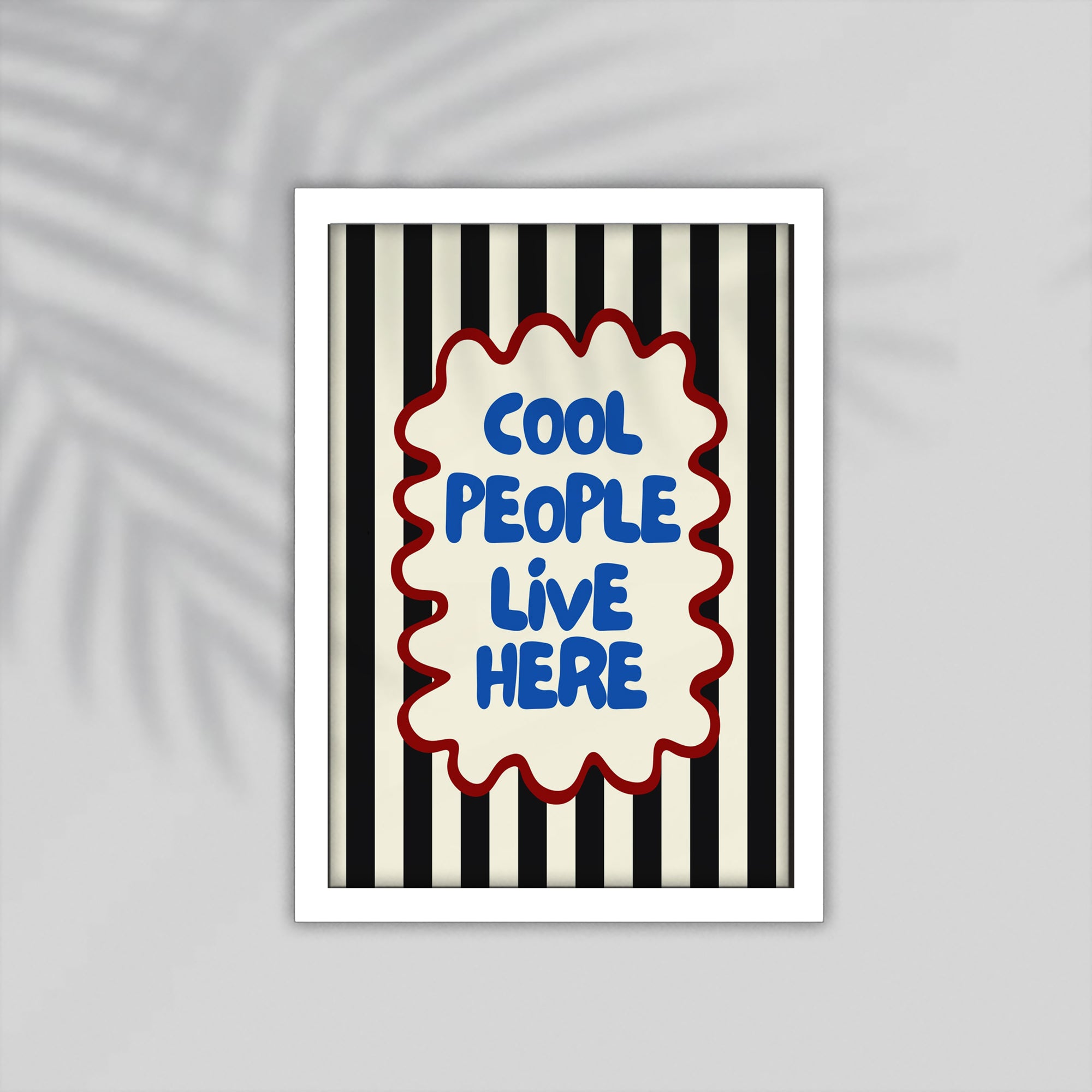 Cool English Framed Poster