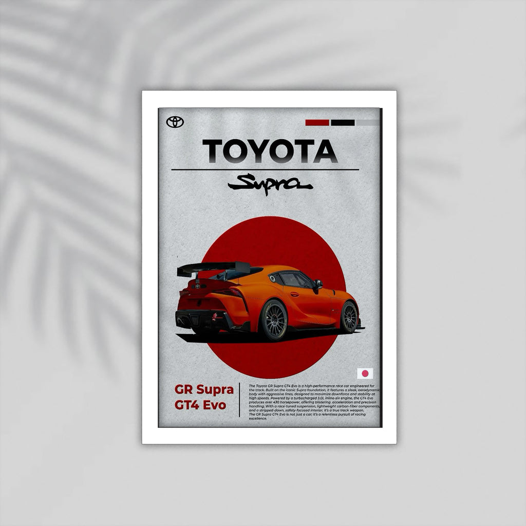 Toyota Car Framed Poster
