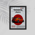 Toyota Car Framed Poster
