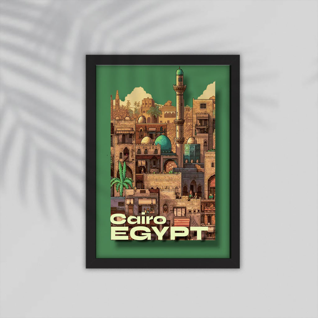 Egypt Arabic Framed Poster