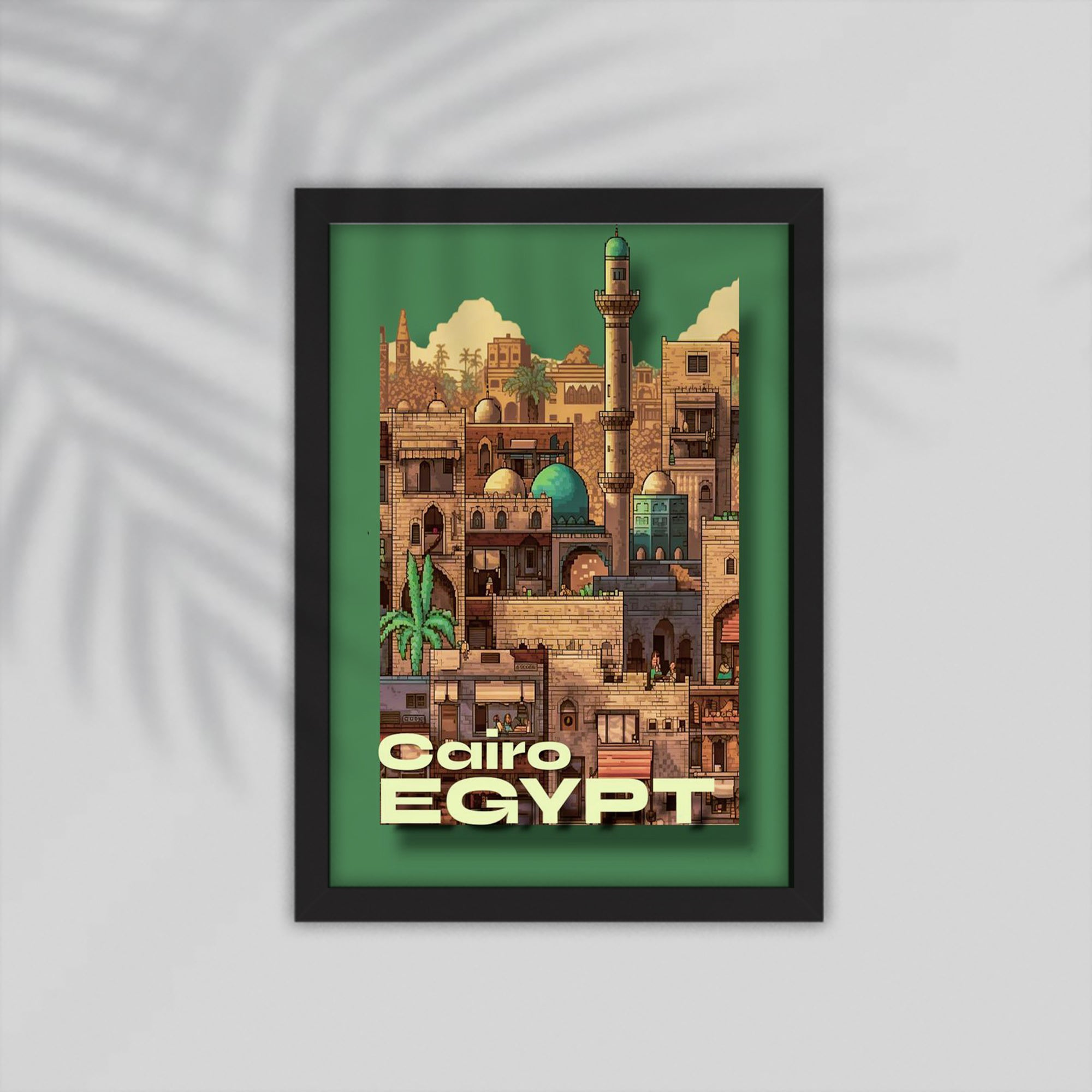 Egypt Arabic Framed Poster