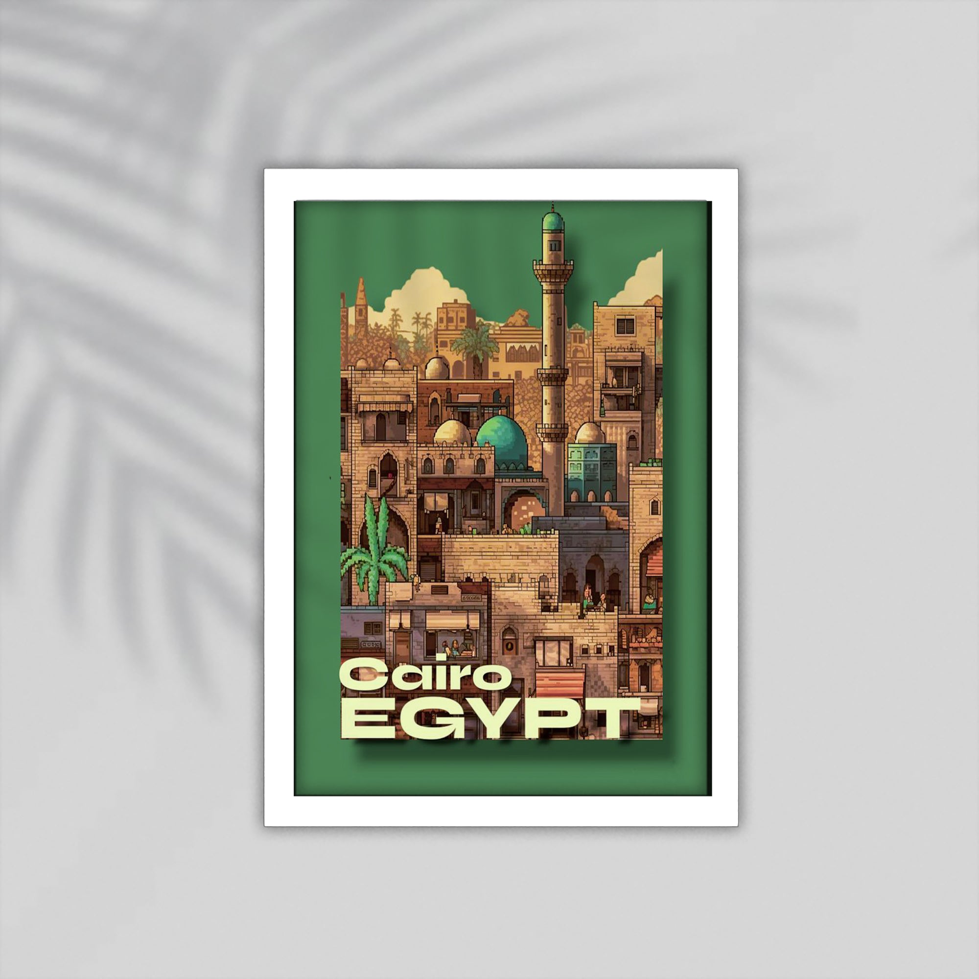 Egypt Arabic Framed Poster