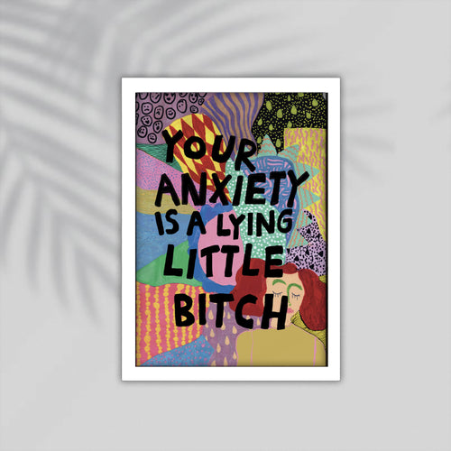 Anixity English Framed Poster