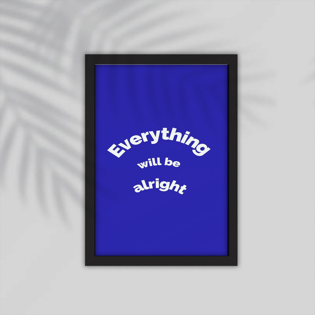 Everything English Framed Poster