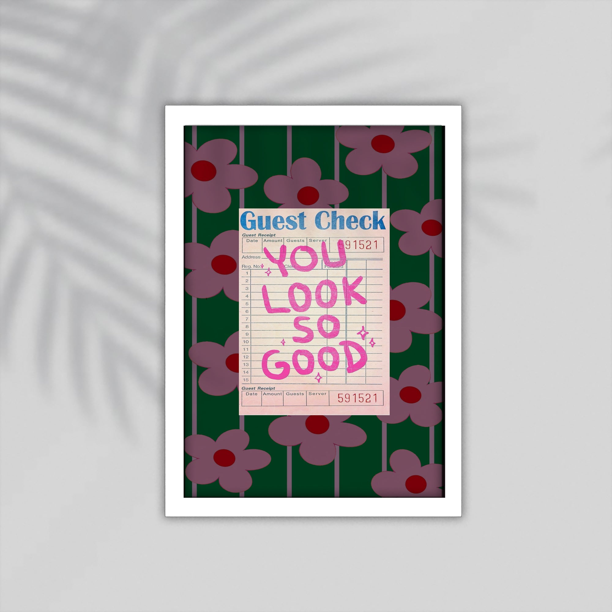 Look Good English Framed Poster