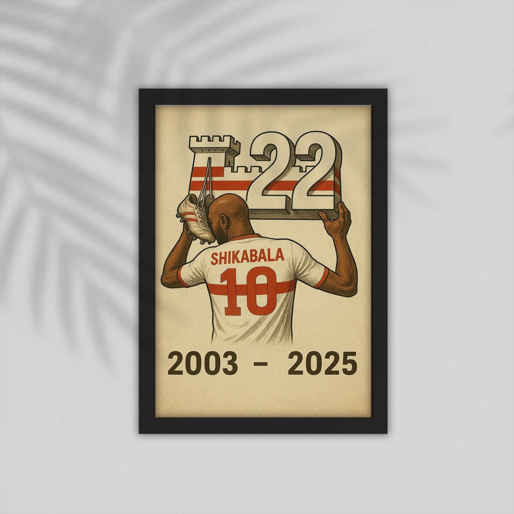 Shika Football Framed Poster