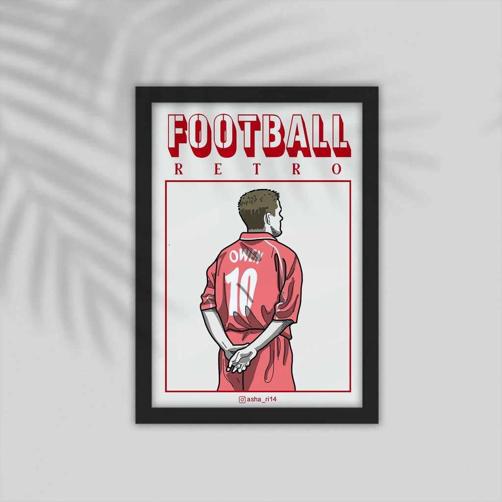 Owen Football Framed Poster