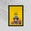 Monkey English Framed Poster