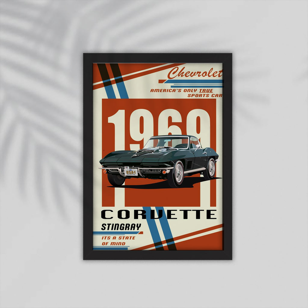 1969 Car Framed Poster