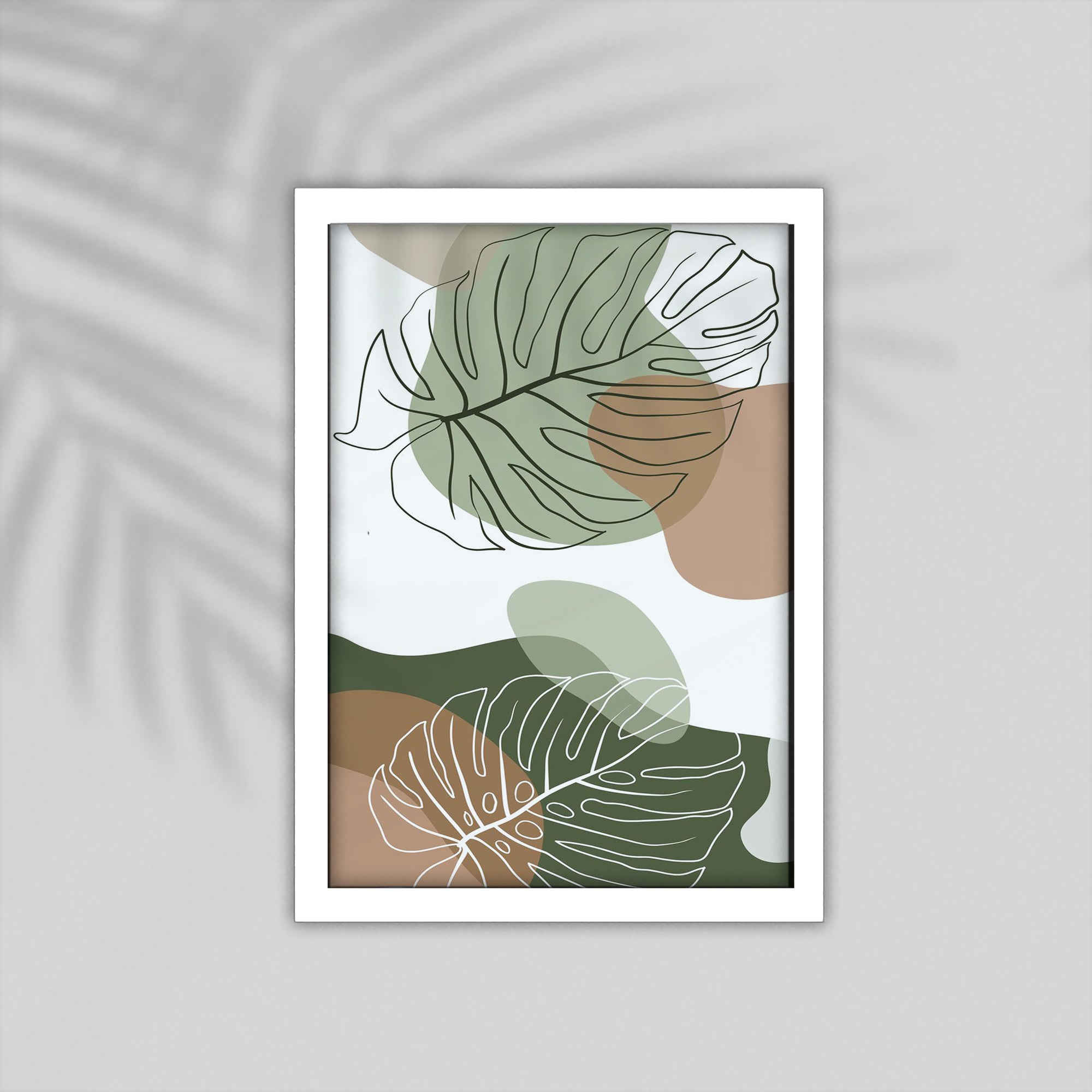 Leaves Simple drawings Framed Poster
