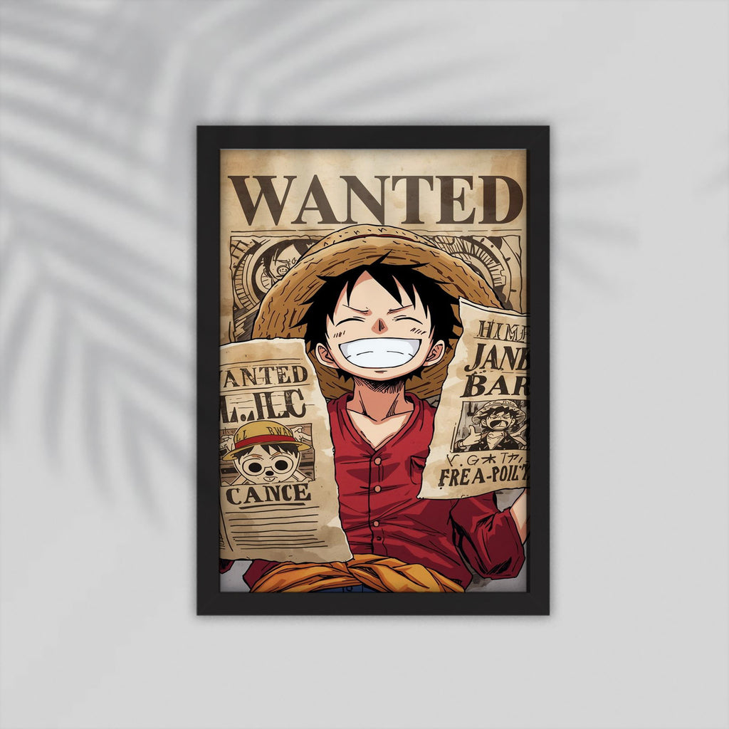 Wanted Anime Framed Poster