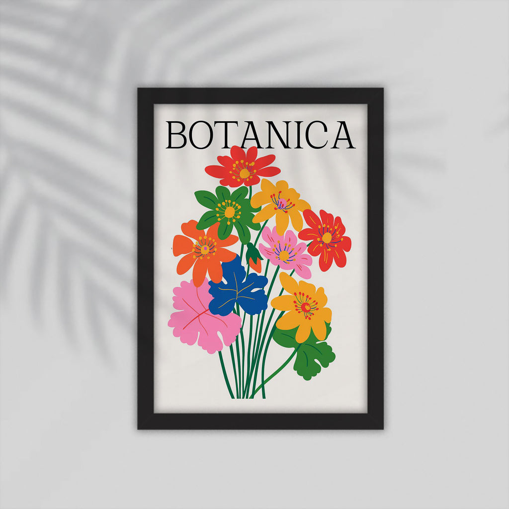 Botanica Flower Framed Poster