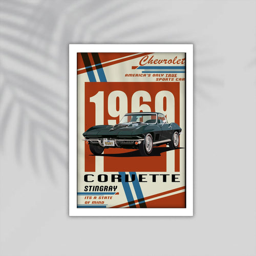 1969 Car Framed Poster