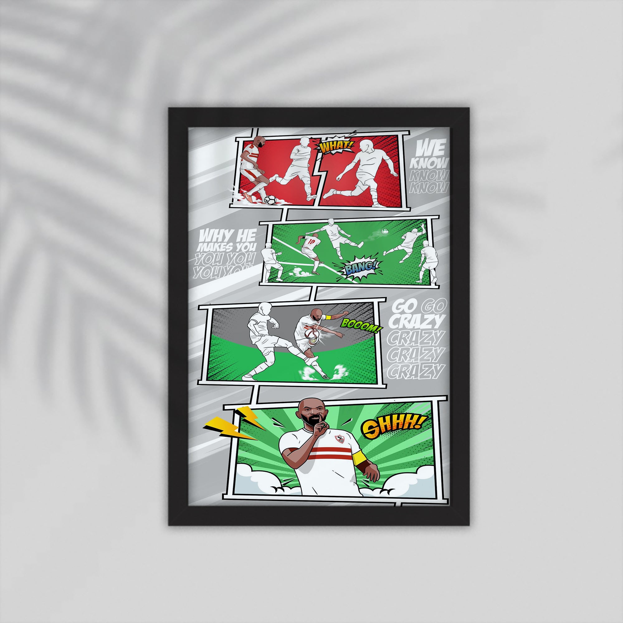 Shika Football Framed Poster
