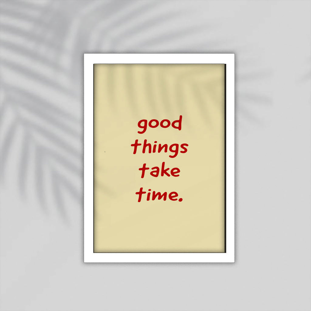 Good English Framed Poster