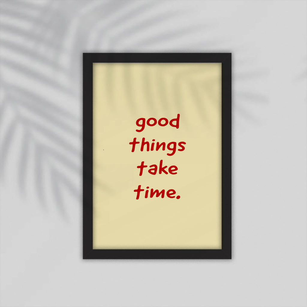 Good English Framed Poster