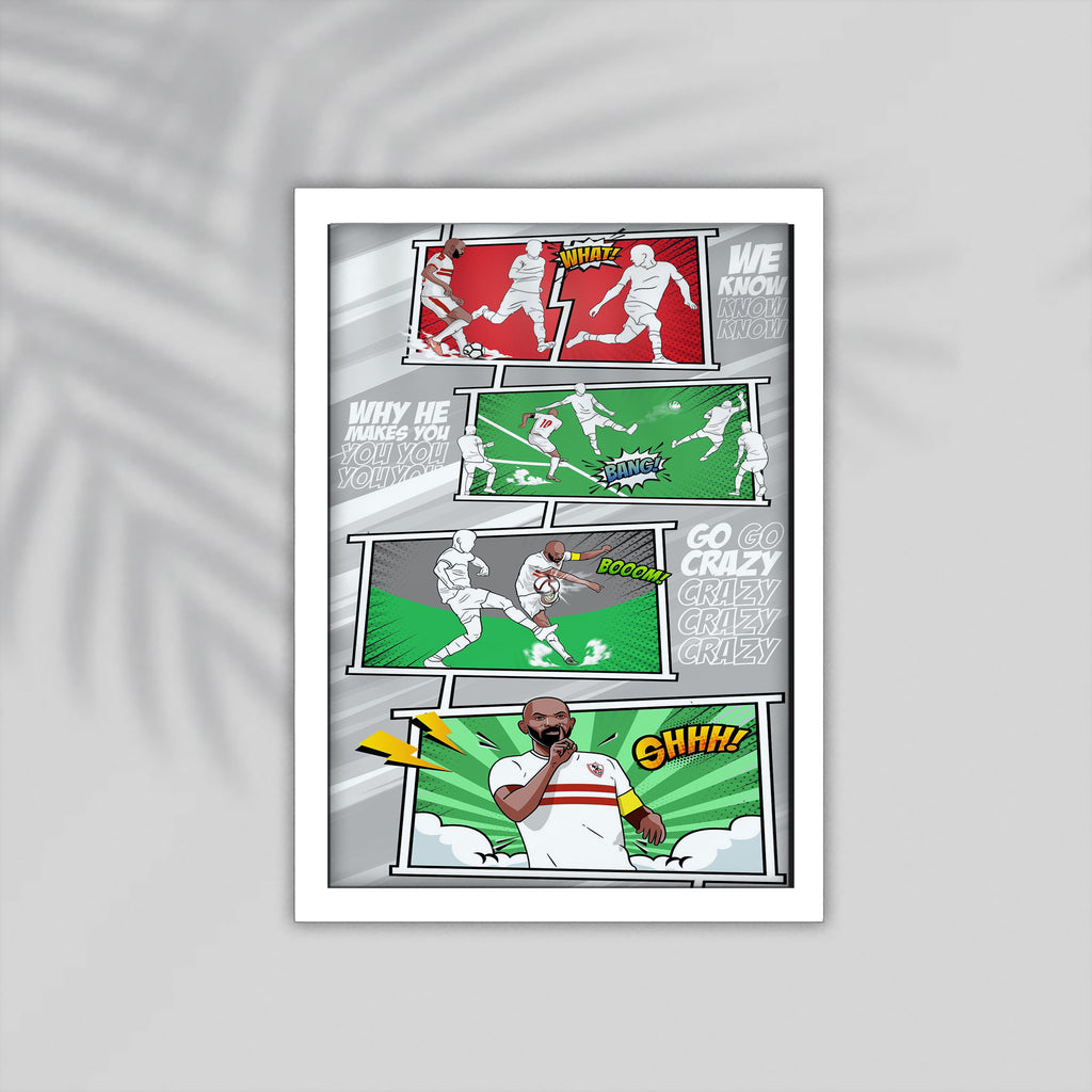 Shika Football Framed Poster