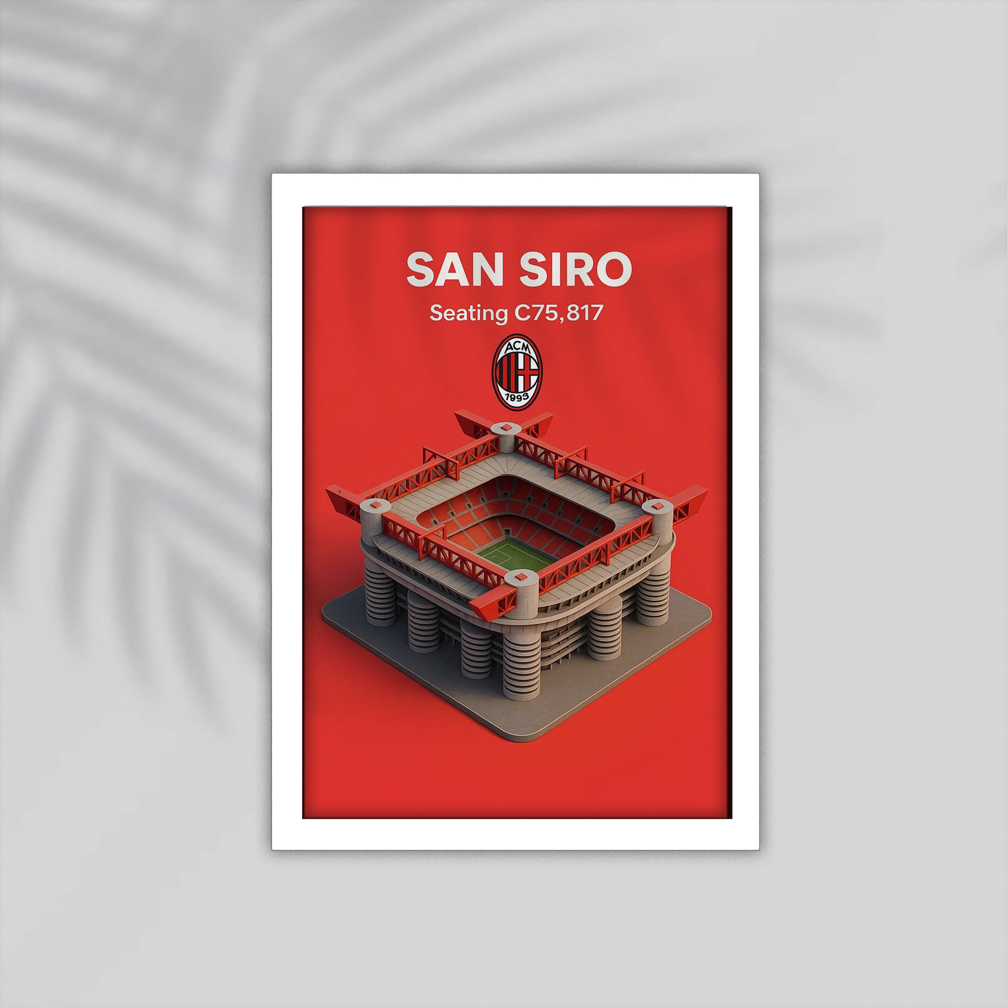 San Siro Football Framed Poster