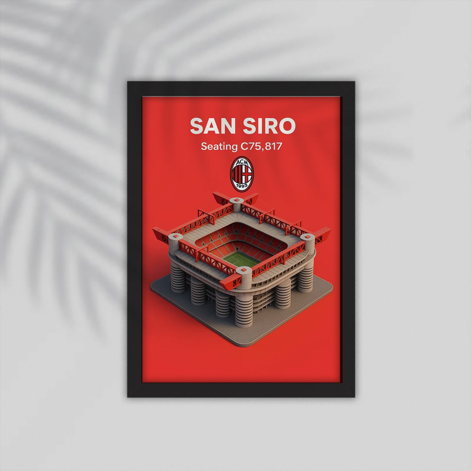 San Siro Football Framed Poster