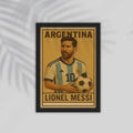Messi Football Framed Poster