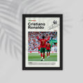 Cr7 Football Framed Poster