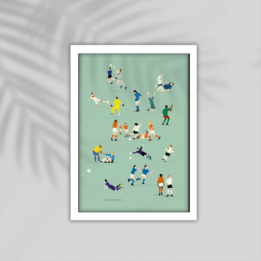 Players Football Framed Poster