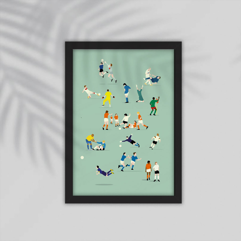 Players Football Framed Poster