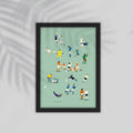 Players Football Framed Poster