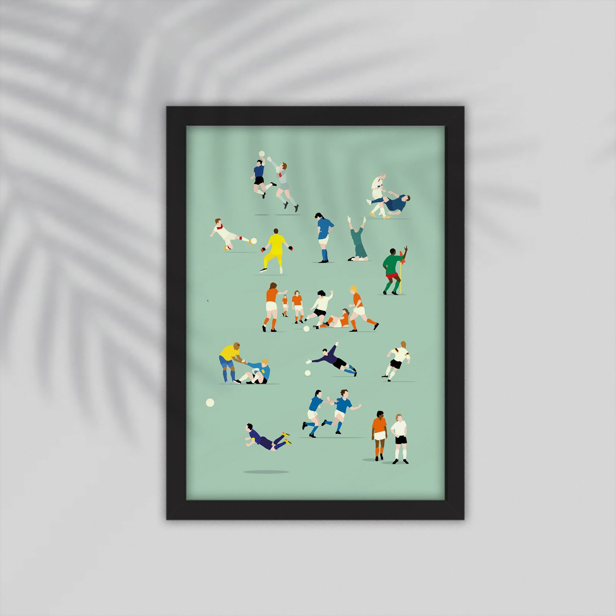 Players Football Framed Poster