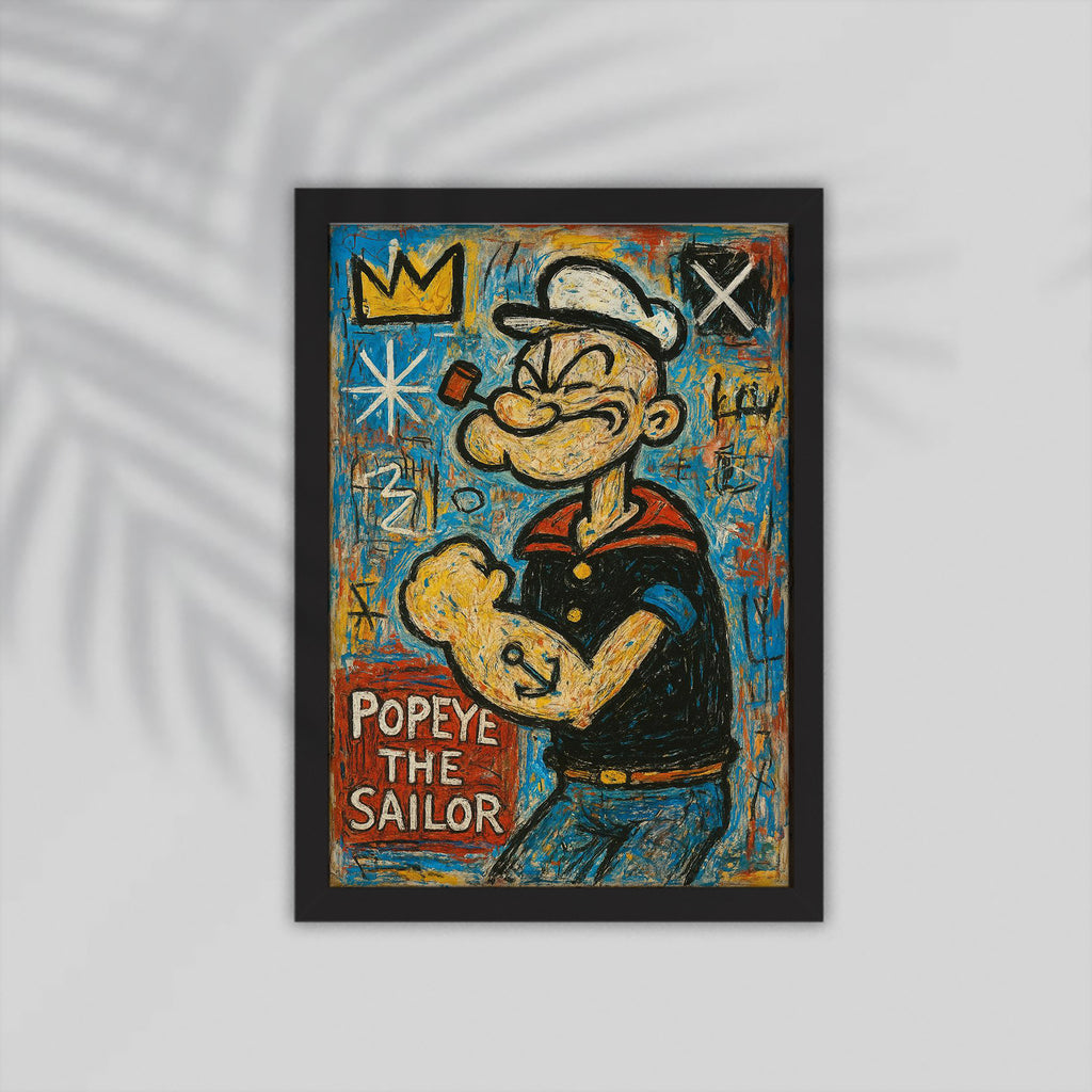 Popay Comic Framed Poster