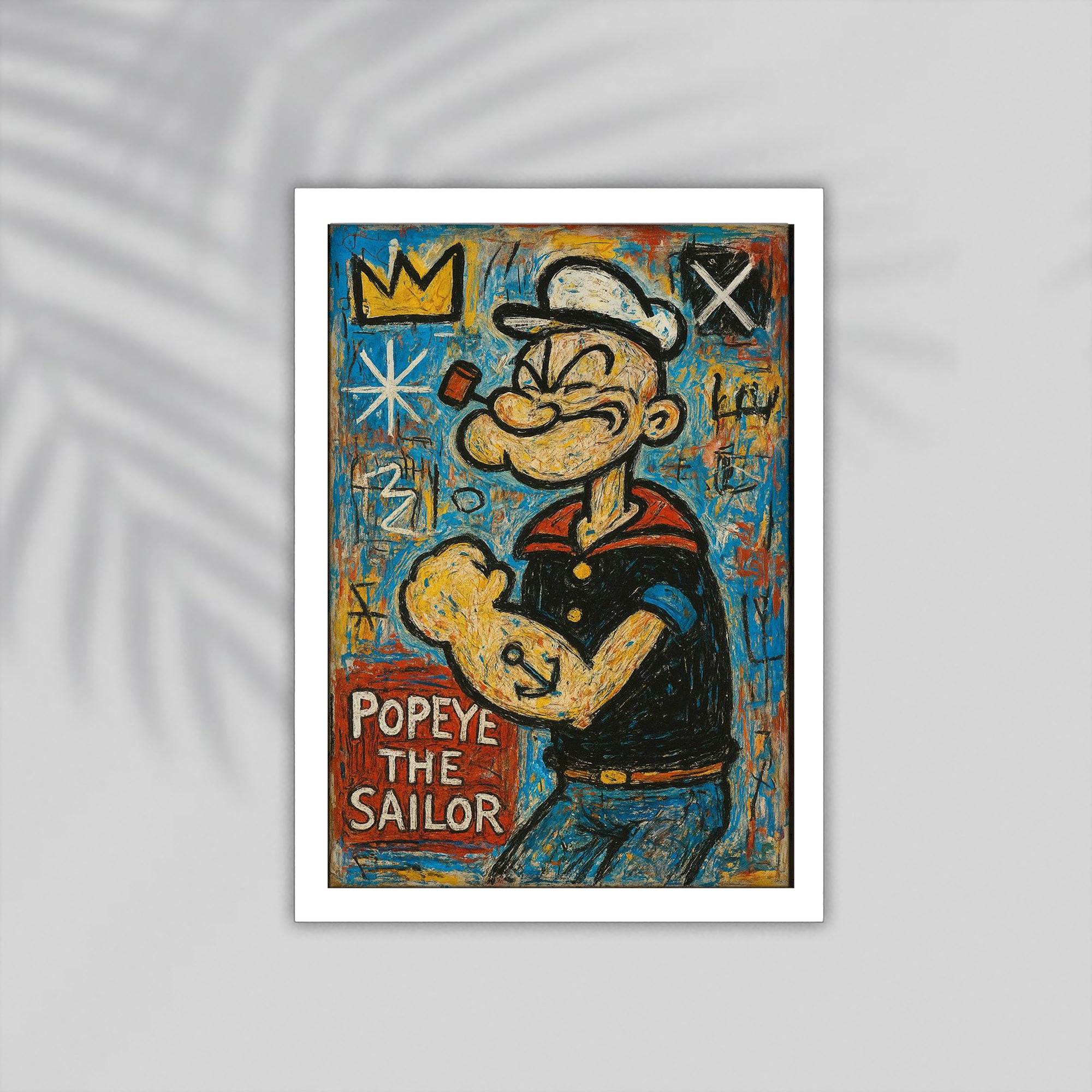Popay Comic Framed Poster