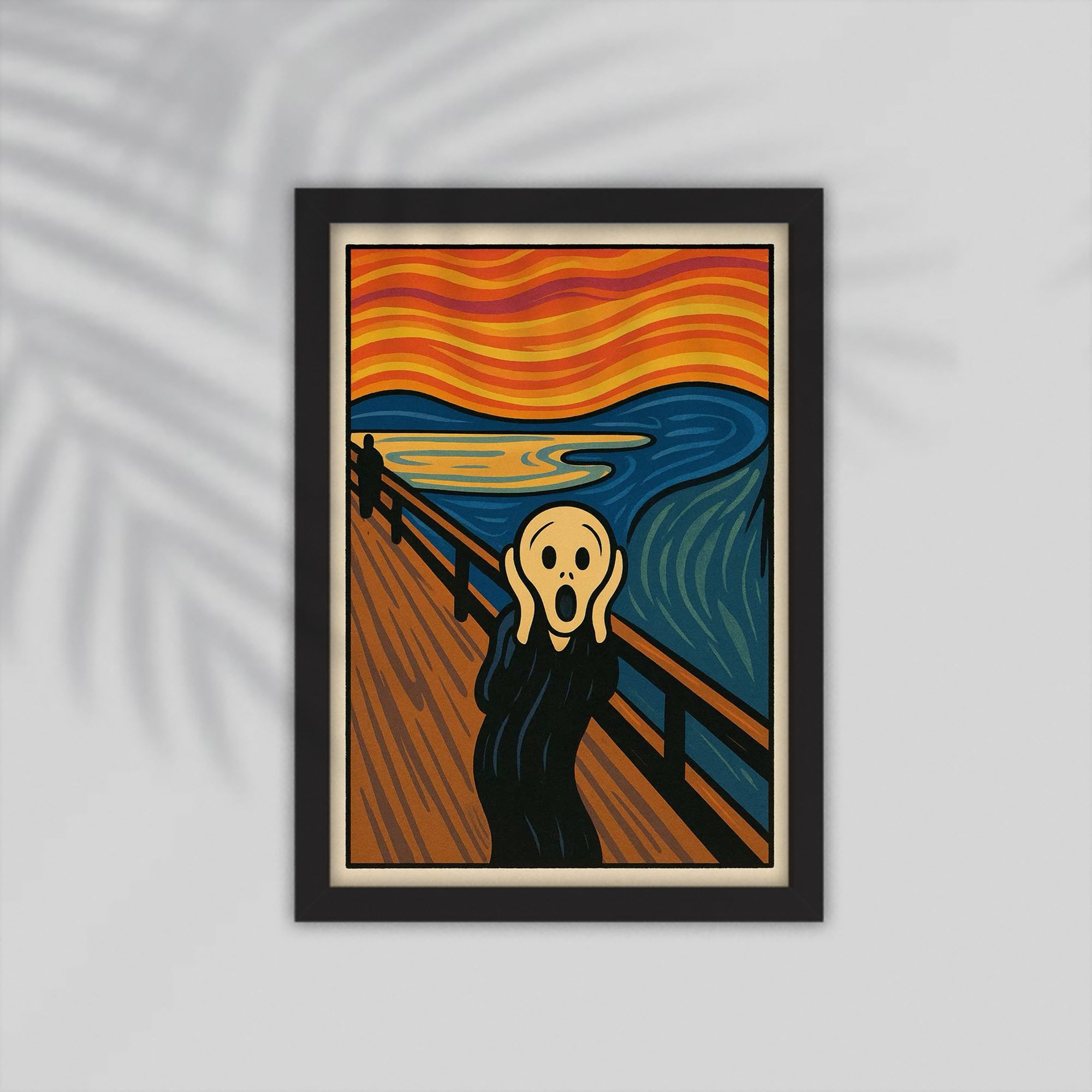 Faces Simple drawings Framed Poster