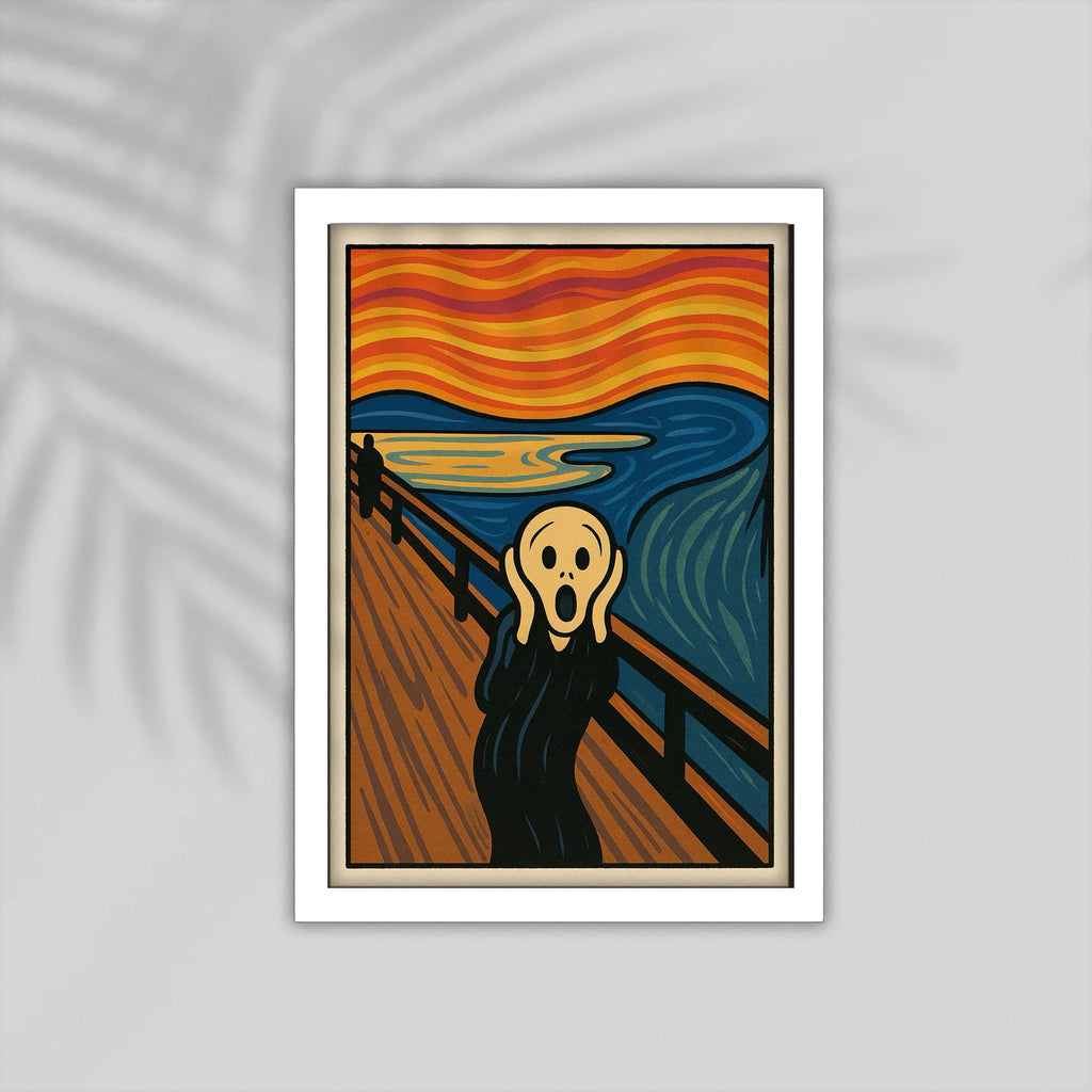 Faces Simple drawings Framed Poster
