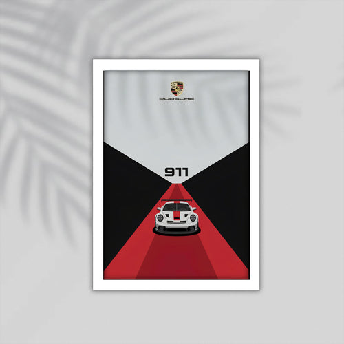 911 Car Framed Poster