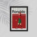 Ronaldo Football Framed Poster