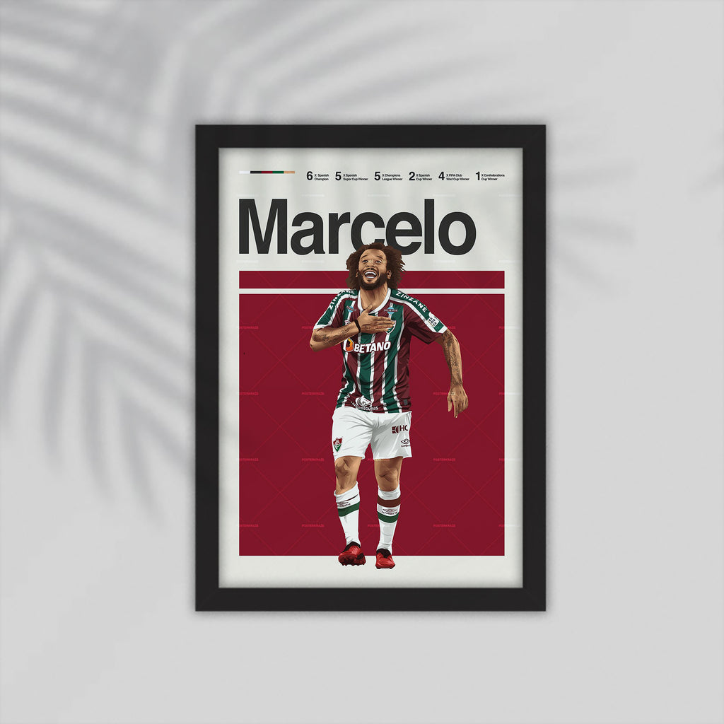Marcelo Football Framed Poster